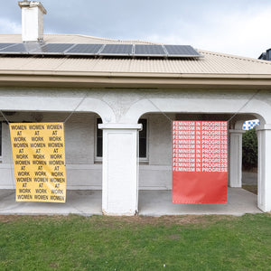Kate Just's 'CONSTRUCTION/WORK' at Seventh Gallery, Melbourne, Victoria, 2025. Photo by Meg de Young