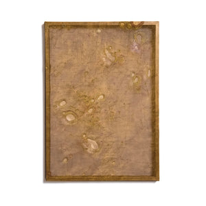 Amy Joy Watson, Night, 2024, metallic thread and brass mesh, 43 x 31 cm