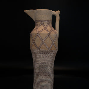 Bound, 2024, stoneware with underglaze, 27 x 12.5 x 9.5 cm