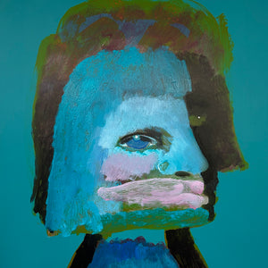 Sally Bourke, Chapel, 2024, oil and acrylic on aluminium, 60 x 50 cm