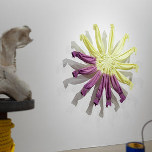 Julia Robinson and Don Driver in 'Eerie Pageantry' at City Gallery Wellington (Te Whare Toi), 2023. Photography by Cheksa Brown