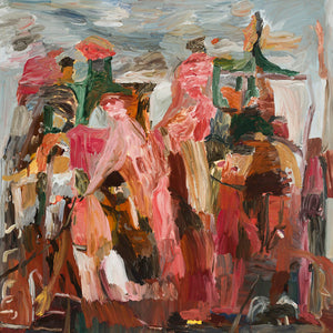 Georgia Spain, Everything Old Is New Again, 2023, oil on linen, 213 x 198 cm