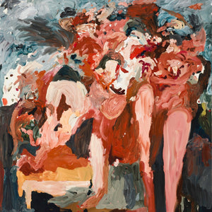 Georgia Spain, C'mon C'mon Baby it's a Beautiful Storm, 2023. oil on linen, 168 x 153 cm