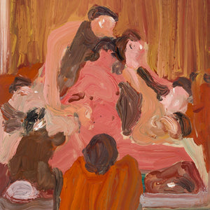 Georgia Spain, Momentum, 2023, oil on linen, 38.5 x 35.5 cm