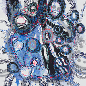 Zaachariaha Fielding, Untitled (493-25AS), 2025, acrylic on linen, 152.5 x 122 cm