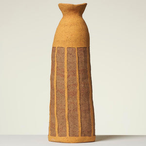 Alfred Lowe, Read between the lines III (458-23AS), 2023, glazed ceramic with sgraffito, 51 x 17 cm