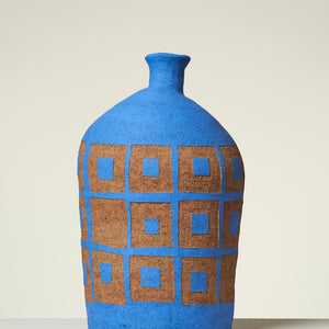 Alfred Lowe, All dressed up and nowhere to go III (467-23AS), 2023, glazed ceramic with sgraffito, 50 x 30 cm