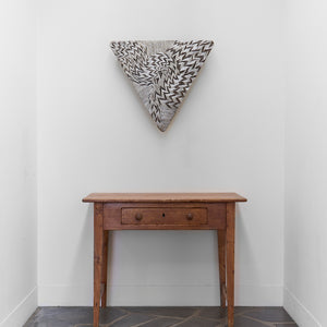 Binygurr Wirrpanda's 'Dancing Brolgas' at Hugo Michell Gallery, 2024.