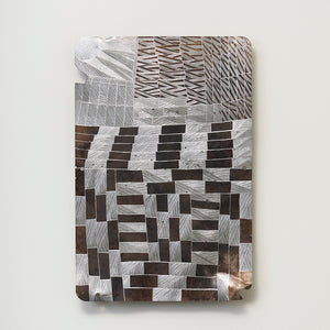 Binygurr Wirrpanda, Yalata (2491 24), 2024, etching on found metal sign, 90 x 59.5 cm