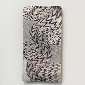 Binygurr Wirrpanda, Darraŋgi (6447 23), 2023, etching on found metal sign, 79 x 40 cm