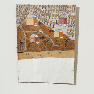 Gutiŋarra Yunupiŋu, Buymarr (5654-25), 2025, Natural pigment on Stringybark, 106 x 79 cm