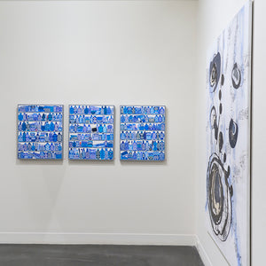 Lucas Grogan and Zaachariaha Fielding in  'Celebrating 15 Years of Hugo Michell Gallery' at Hugo Michell Gallery, 2023.