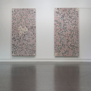 Guruwuy Murrinyina in 'Dhulmu - Deep' at Hugo Michell Gallery, 2023