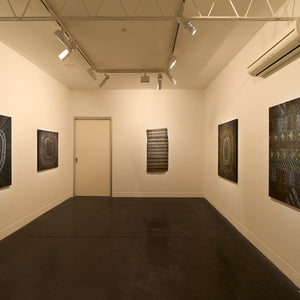Josephine Burak's 'Yiminga Ampirnipapurti - Sunrise’ at Hugo Michell Gallery, 2025.