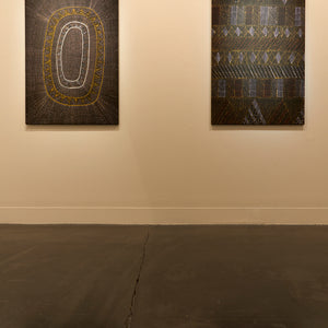 Josephine Burak's 'Yiminga Ampirnipapurti - Sunrise’ at Hugo Michell Gallery, 2025.