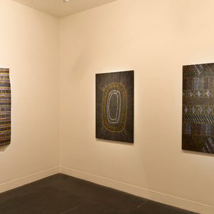 Josephine Burak's 'Yiminga Ampirnipapurti - Sunrise’ at Hugo Michell Gallery, 2025.