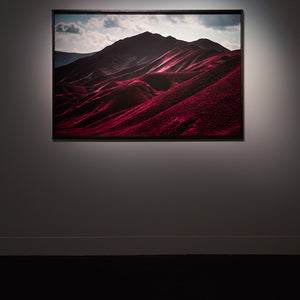 Kate Ballis, Glacial Rivulets (installation view), 2023-2024, archival inkjet print on cotton rag, 100 x 150 cm, edition of 8 + 2AP