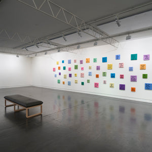 Kate Just's '50 Rules for Making Art' at Hugo Michell Gallery, 2024.