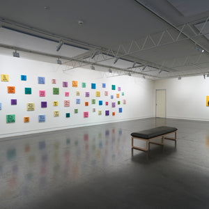 Kate Just's '50 Rules for Making Art' at Hugo Michell Gallery, 2024.