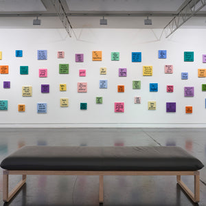 Kate Just's '50 Rules for Making Art' at Hugo Michell Gallery, 2024.