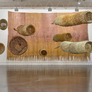 Maureen Ali, Lorna Jin-gubarranguyja, Nola Garrba in 'Living Waters' at Hugo Michell Gallery, 2025.