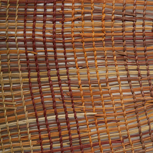 Sylvia Marrgawaidj, Mat (110-25)(detail), 2025, Pandanus and natural dyes, 186 x 186 cm