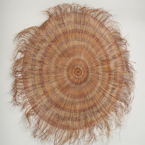 Jennifer Brown, Mat (405-25), 2025, Pandanus and natural dyes, 220 x 220 cm