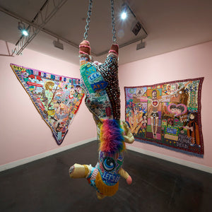 Paul Yore in 'Many Threads' at Hugo Michell Gallery, 2023.
