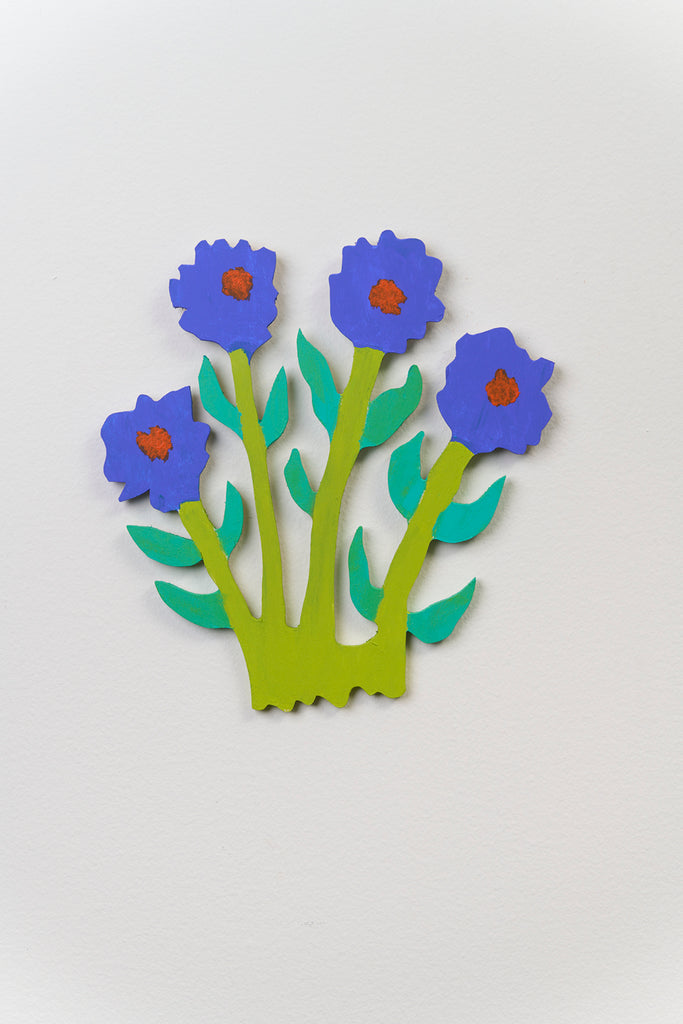 Marc Etherington's 'Flowers #1' in 'My Old Heart' at Hugo Michell Gallery, 2024.