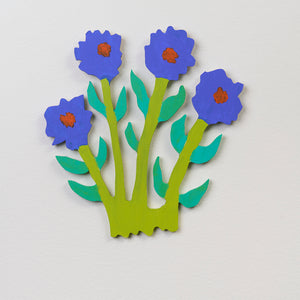 Marc Etherington's 'Flowers #1' in 'My Old Heart' at Hugo Michell Gallery, 2024.