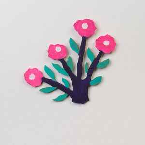 Marc Etherington's 'Flowers #2' in 'My Old Heart' at Hugo Michell Gallery, 2024.