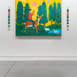 Marc Etherington in 'My Old Heart' at Hugo Michell Gallery, 2024.