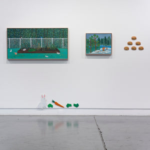 Marc Etherington in 'My Old Heart' at Hugo Michell Gallery, 2024.