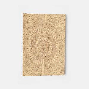 Josephine Burak, Wantarringa (25-120), 2025, ochre on stringybark, 53 x 37 cm