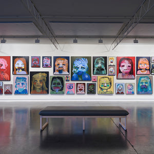 Sally Bourke's 'Silence is just a sound' at Hugo MIchell Gallery, 2024.
