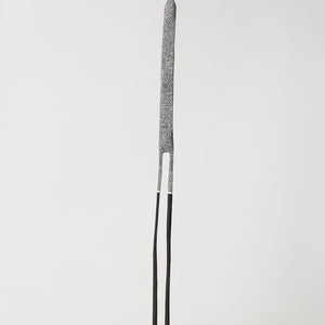 Jeremiah Bonson, Untitled (1114-23), 2023, earth pigments on wood with powder-coated base, 262 x 10 x 10 cm