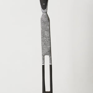 Jeremiah Bonson, Untitled (1172-23), 2023, earth pigments on wood with powder-coated base, 143 x 10 x 10 cm