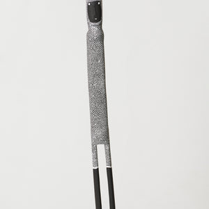 Serena Bonson, Untitled (1447-23), 2023, earth pigments on wood with powder-coated base, 139 x 9 x 9 cm