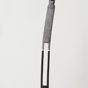 Serena Bonson, Untitled (2187-23), 2023, earth pigments on wood with powder-coated base, 150 x 10 x 10 cm