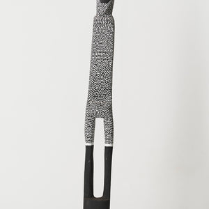 Untitled (2519-23), 2023, earth pigments on wood with powder-coated base, 123.5 x 9 x 9 cm