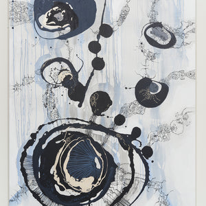 Zaachariaha Fielding, Untitled (802-23AS), 2023, acrylic on linen, 194 x 140 cm