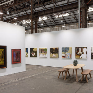 Justine Varga, Richard Lewer, and Sam Gold for Hugo Michell Gallery at Sydney Contemporary Art Fair, Carriageworks, 2023