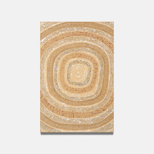 Josephine Burak, Wunijaka (25-80), 2025, ochre on canvas, 120 x 80 cm