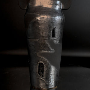 Fiona Roberts, Palladium Clouds, 2024, stoneware, glaze, 25 x 14.5 x 7 cm