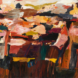 Georgia Spain, Pandemonium, 2023, oil on linen, 198 x 304 cm