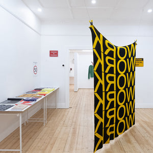 Kate Just's 'CONSTRUCTION/WORK' at Seventh Gallery, Melbourne, Victoria, 2025. Photo by Meg de Young