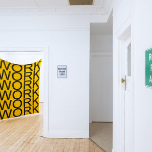 Kate Just's 'CONSTRUCTION/WORK' at Seventh Gallery, Melbourne, Victoria, 2025. Photo by Meg de Young