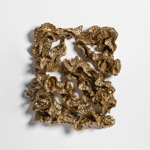 Sam Gold, Capturing just a slice of you, for you are all I can think about, 2025
Stoneware and enamel, 54 x 61 x 14 cm irreg. Photo by Connor Patterson