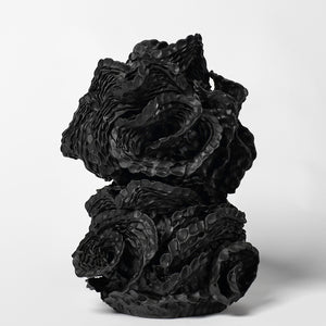 Sam Gold, I like the slipperyness of that, 2025, stoneware and enamel , 38 x 30 cm irreg. Photo by Connor Patterson