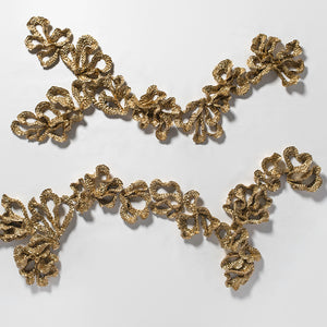 Sam Gold, To render the contact between self and the world (a-b), 2025, porcelain and enamel , 171 x 200 x 13 cm irreg. Photo by Connor Patterson